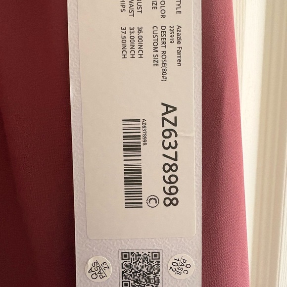 Azazie NWT Desert Rose Maxi Dress - Picture 4 of 8